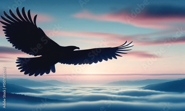 Obraz eagle in flight