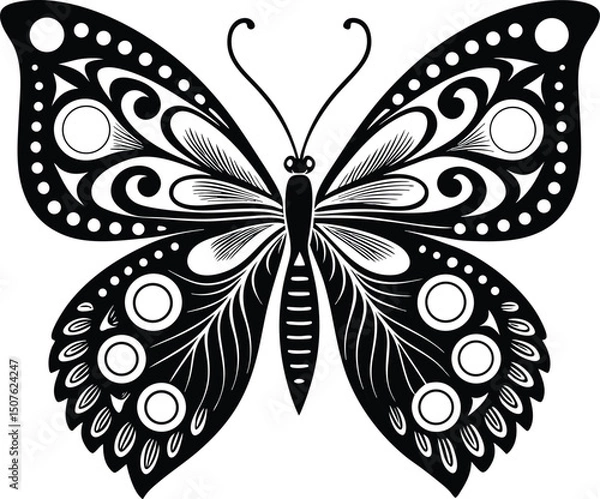 Obraz Butterfly  vector design