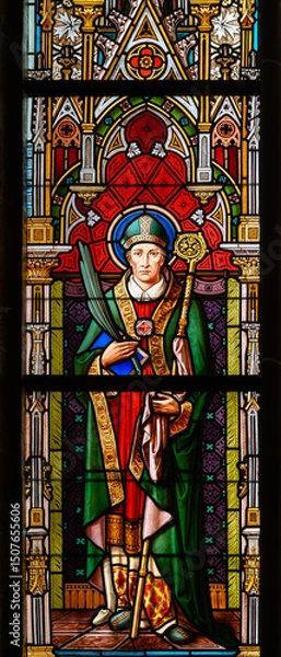 Obraz Saint Gerard of Csanád. The Cathedral of St Elizabeth (Dóm svätej Alžbety) in Košice, Slovakia.