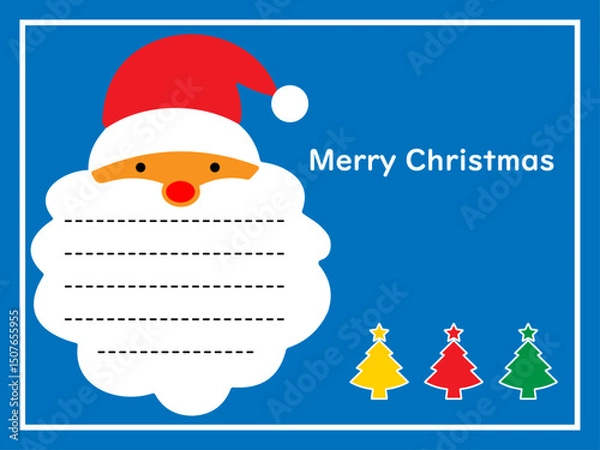 Obraz クリスマス■サンタクロースのクリスマスカード