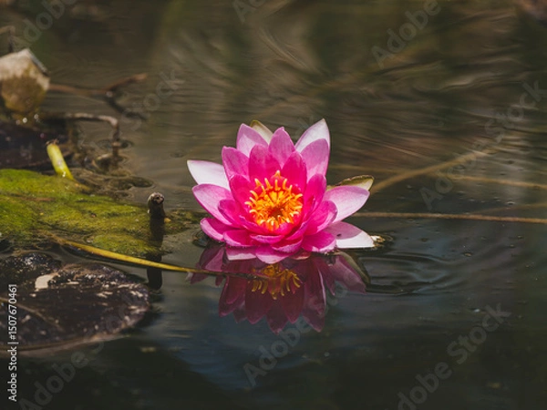 Obraz beautiful lotus flower in the forest