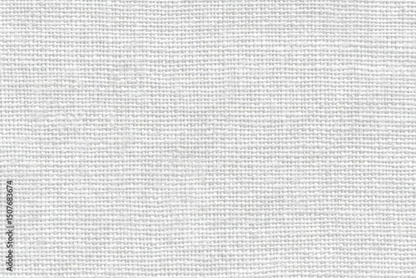 Fototapeta Abstract White Textured Surface with Detailed Fabric Pattern Background