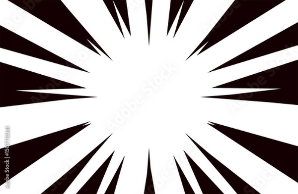 Obraz 放射線背景イラスト
