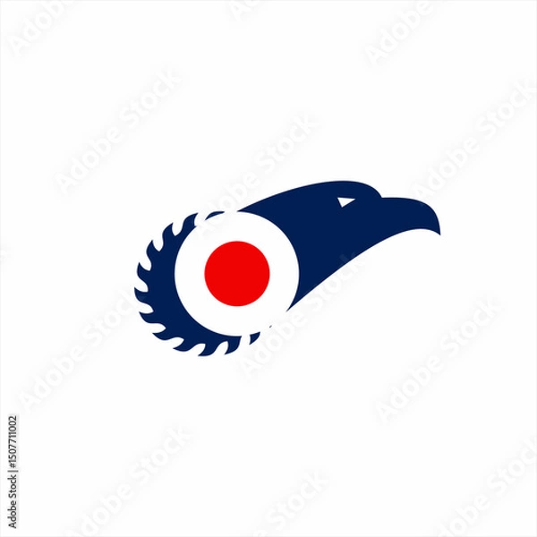 Fototapeta Bird logo design with a unique concept.