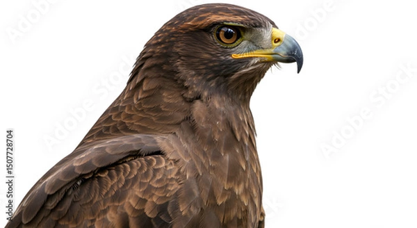 Fototapeta Majestic Eagle Portrait: A Close-Up Study of a Bird of Prey with Intense Focus