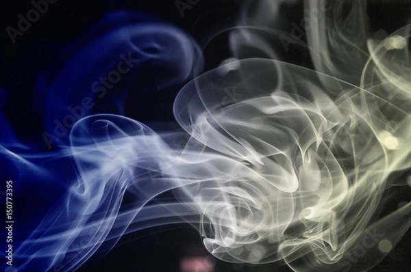 Obraz Two Tone Smoke Abstract