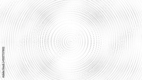 Obraz ベクターの点で作った円　グラデーションのシンプルでオシャレな背景
