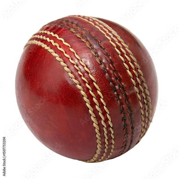Obraz Cricket Ball Isolated on Transparent Background