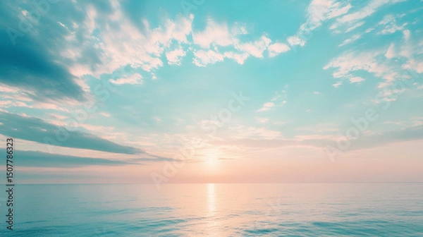 Obraz sunset over the sea