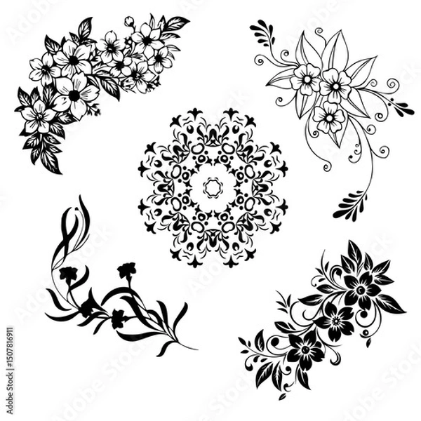 Obraz Beautiful Vintage Vector-5