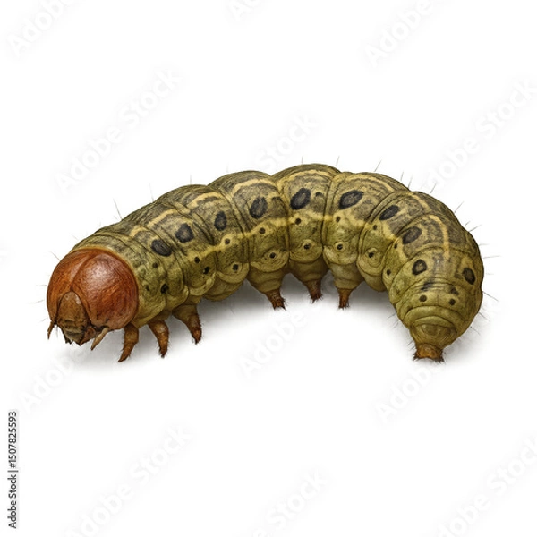 Obraz Realistic Bollworm Rendering