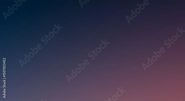 Fototapeta Abstract Background Smooth Gradient Transition from Dark Blue to Dusty Rose