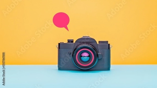 Fototapeta Use a camera image to share captivating tips for summer photography.