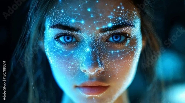 Fototapeta A breakthrough in digital safety through AI's unmasking of manipulated images.