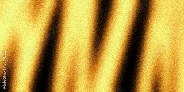 Fototapeta Abstract Golden Texture with Black Stripes - Artistic Vibrant Pattern