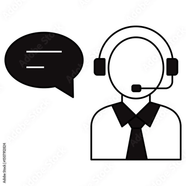 Obraz Technical Support icon, Expert Technical Support, Anytime You Need It, Reliable Solutions for Every Tech Challenge