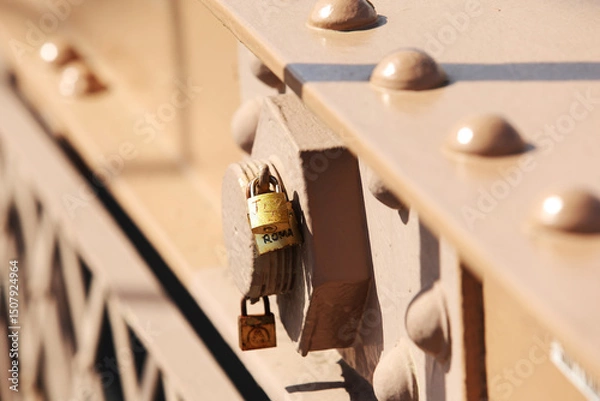 Obraz lock in a building