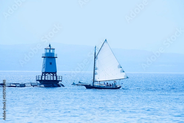 Obraz Lake Champlain sailboat