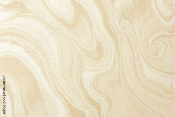 Obraz Abstract marbled background in warm beige tones.