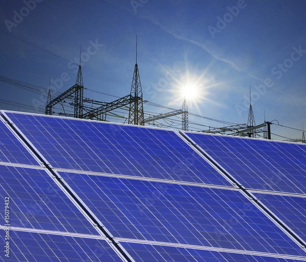 Fototapeta Solarstrom