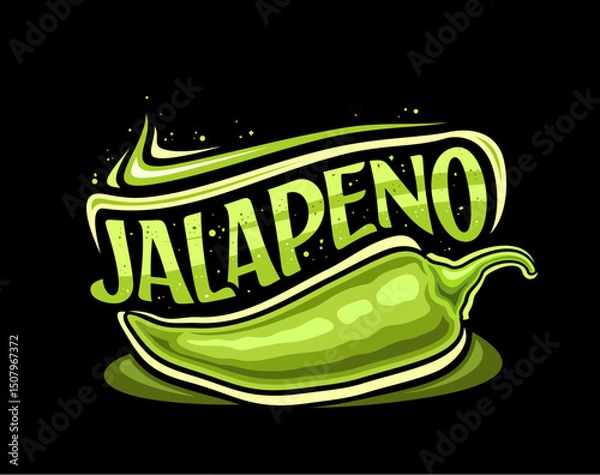 Obraz Vector logo for Jalapeno