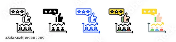 Obraz Service Improvement Icon Collection With Multiple Styles