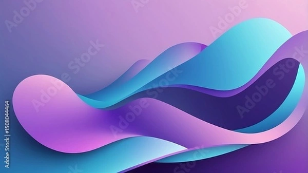 Fototapeta abstract colorful wave