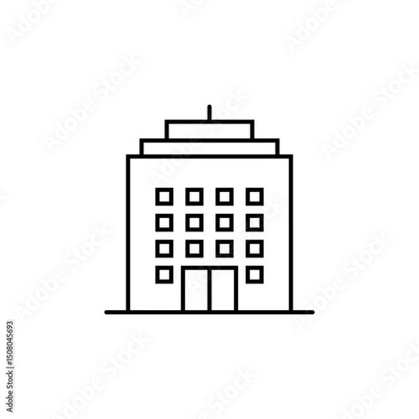 Fototapeta Start-up Outline Icon Office