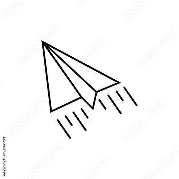 Fototapeta Start-up Outline Icon Message