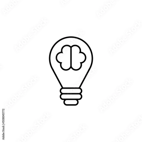Fototapeta Start-up Outline Icon Idea