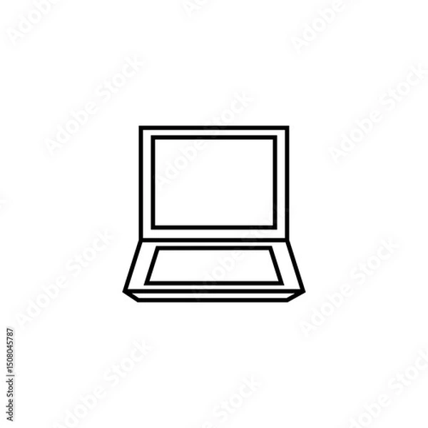 Fototapeta Start-up Outline Icon Laptop