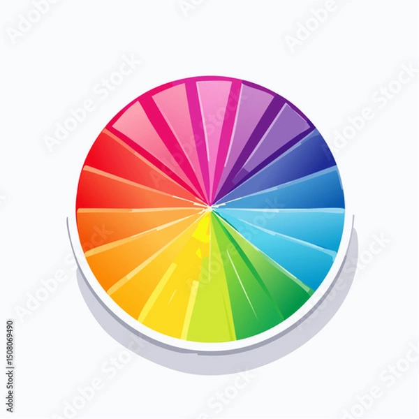 Obraz Rainbow Spectrum Color Wheel