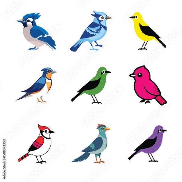 Obraz bird vector pics 2