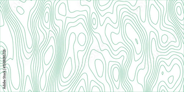 Fototapeta Topographic map grid background. Seamless red color wavy lines geometric pattern. Topographic canyon map relief texture with curved layers. Modern white paper background.	