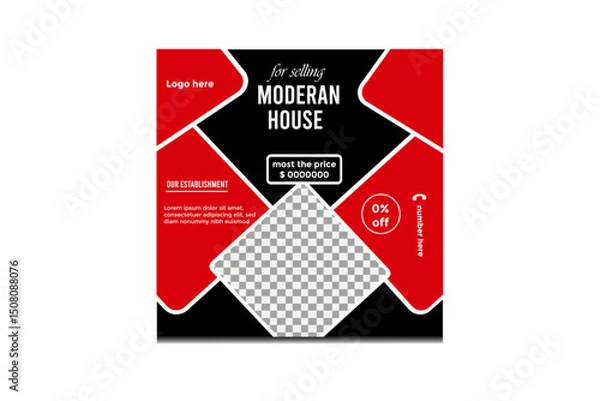 Obraz social media post design 