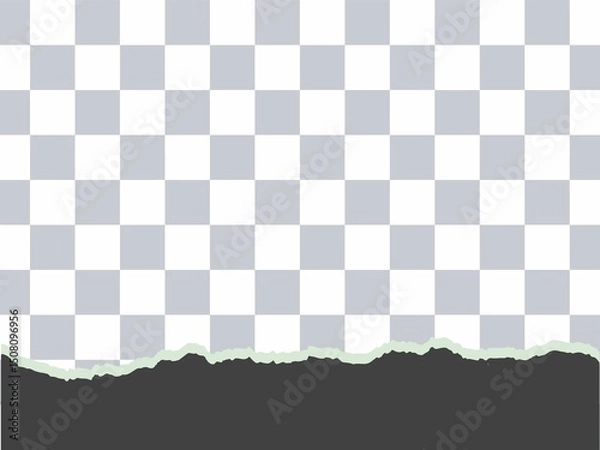 Obraz Paper cut with transparent background 