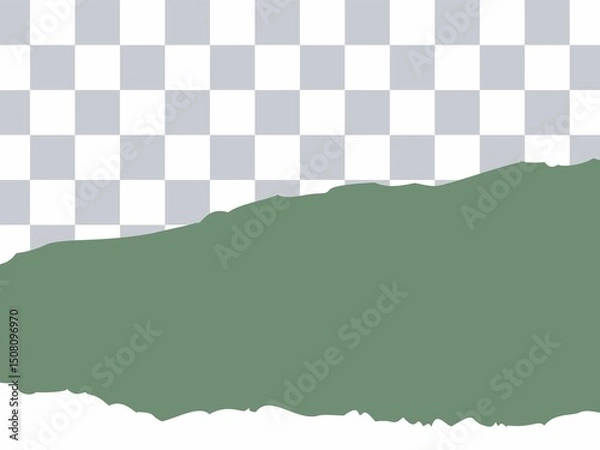 Obraz Paper cut with transparent background 