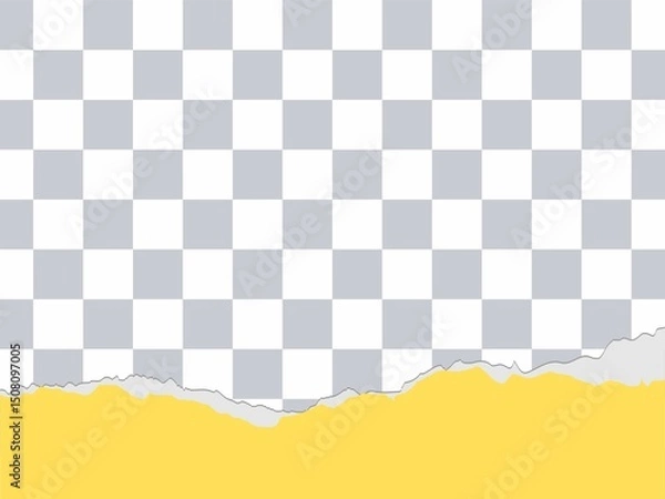 Obraz Paper cut with transparent background 