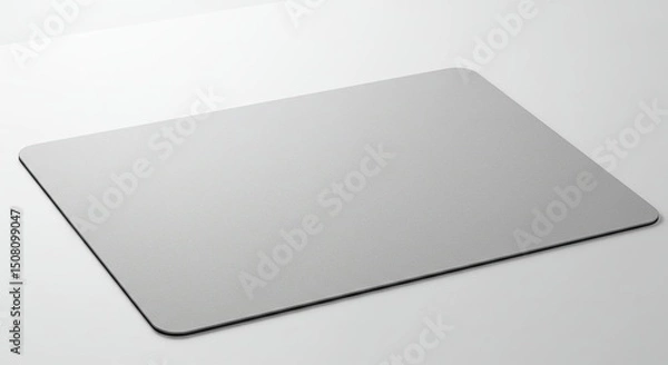 Fototapeta Light gray rectangular surface, likely a mouse pad