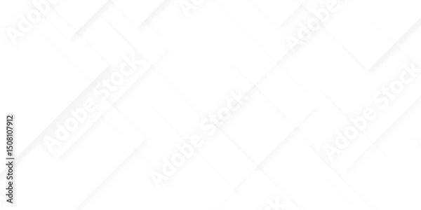 Obraz Abstract seamless modern white and gray color technology concept geometric line. vector background lines geomatics retro pattern of triangle shapes. White triangular business web creative design.