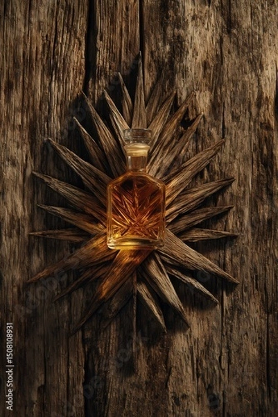 Obraz Elegant Spirit Bottle Display
