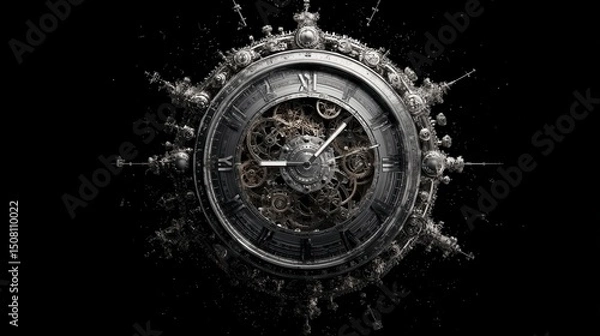 Obraz Intricate Timepiece Design