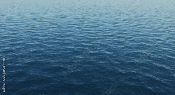 Fototapeta 4k ULTRA HD Overlay Horizon Scene with Flat Calm Water and Vibrant Gradient Sky
