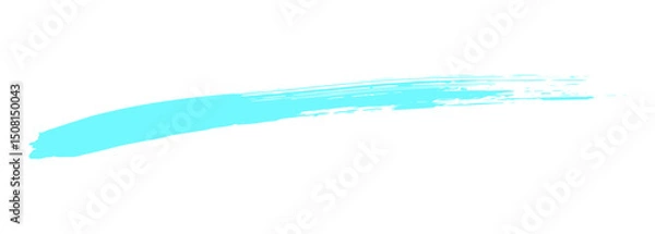 Fototapeta ブルーの蛍光ペンアンダーライン