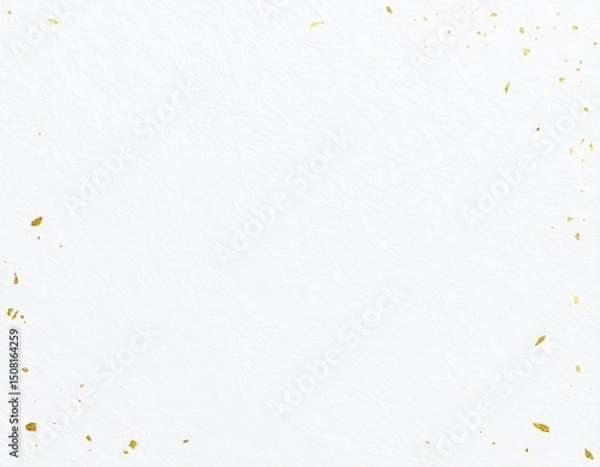 Fototapeta 金箔のシンプル和紙背景