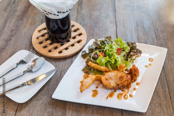 Obraz Fried soft shell crab