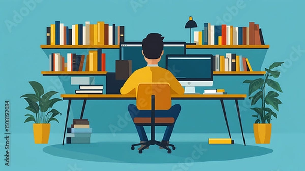 Obraz online education experience with real-time chat,
