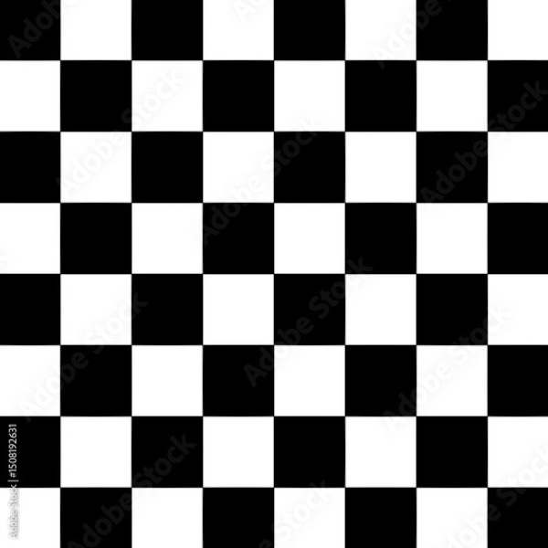 Fototapeta Background chessboard black and white
