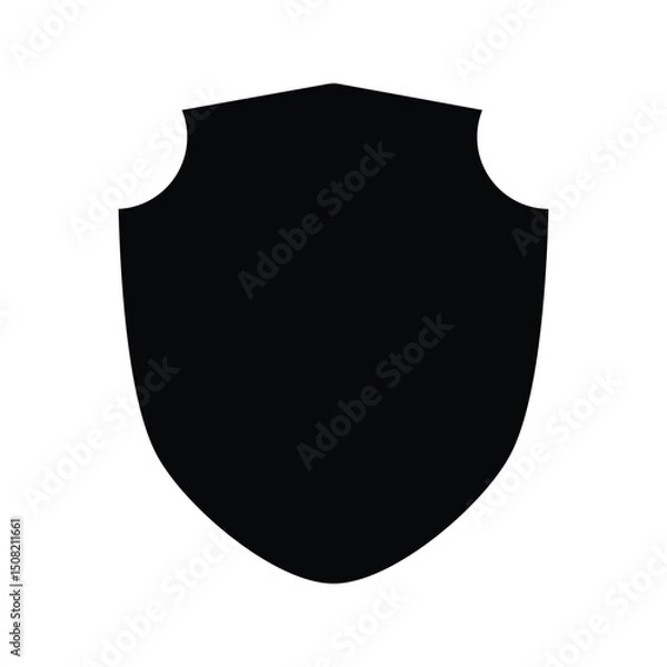 Obraz Badge Icon. Vintage label and badge illustration. Security shield symbol.