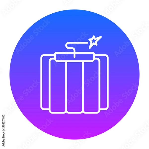 Fototapeta Dynamite Icon